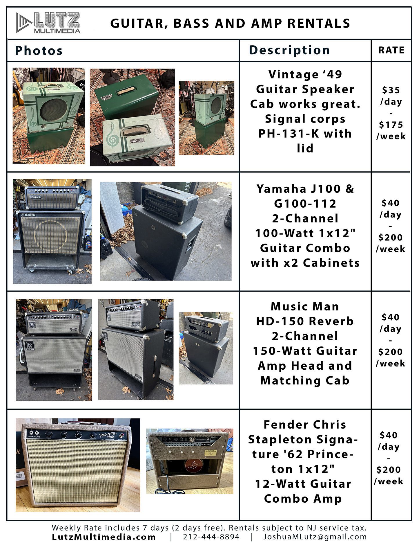 LMM Guitar & Amp Rental P1